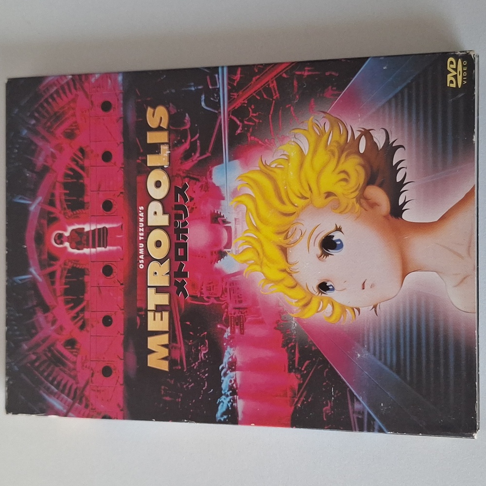 Metropolis DVD with Vibrant Cover Art - Anime Manga Feature Film